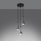 Sollux Lampa wisząca REA 3P beton SL.1226