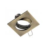 SUFITOWA OPRAWA PUNKTOWA PORTO - K Z REGULACJĄ, ODLEW, IP20, PATYNA, KWADRAT