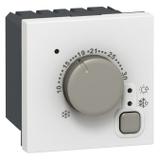 MOSAIC TERMOSTAT ELEKTRONICZNY - 2 MODUŁY BIAŁY 8A/230V~, Legrand