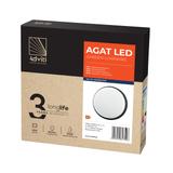 AGAT LED 15W oprawa ogrodowa 1100lm IP54 4000K czarna AD-OP-6112BLPM4 ORNO
