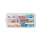 Zestaw złączek instalacyjnych APARTMENT 65 sztuk. Wciskane: 15x 2-przew. 15x 3-przew. 10x 4-przew. O