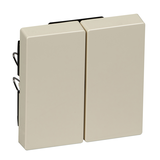 Merten, System M, klawisz podwójny, kremowy