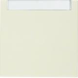 BERKER B.Kwadrat Klawisz pole opisowe do łączników 1-klawiszowych krem 5316268992 HAGER