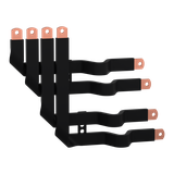 Rozdzielnice PrismaSet, połączenia uniwersalnego bloku zasilania z pionowo montowanym wyłącznikiem N