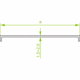PKZP200/3 POKRYWA KORYTKA CIĘŻKIEGO 1,5 MM