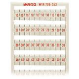 ramka z oznacznikami 20 x 10 20...50 nadruk czerwony