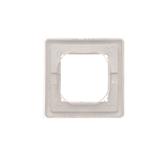 Simon Basic Standard Ramka 1-krotna do wersji bryzgoszczelnej IP44 z uszczelką stal inox BMR1B/21 KONTAKT