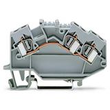 topJob złączka 3-przewodowa 4 mm2 szara