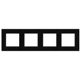 ARIA Ramka poczwórna - kolor czarne szkło