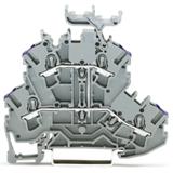 Złączka 2-piętrowa 2,5mm2 L szara TOPJOBS /50szt./ 2002-2238 WAGO