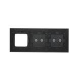 Simon 54 Touch Panel dotykowy S54 Touch 3 moduły 2 pola dotykowe poziome + 2 pola dotykowe poziome + 1 otwór na osprzęt S54 księżycowa lawa DSTR3220/74 KONTAKT