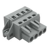 Gniazdo MCS‑MIDI Classic 4‑biegunowe szare raster 5mm 231‑104/031‑000 /50szt./ WAGO