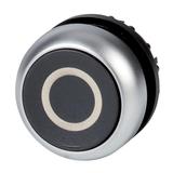 M22-D-S-X0 Przycisk czarny /O/ z samopowrotem płaski 216609 EATON