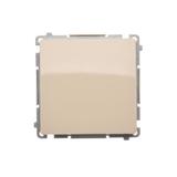 Simon Basic Przycisk pojedynczy zwierny bez piktogramu 10A szybkozłączka beż