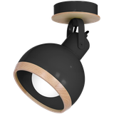 kinkiet Oval Black E27 MLP8657 Milagro