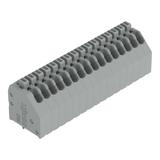 listwa zaciskowa do pł. drukowanych 16-bieg. szara raster 2,54 mm /25szt./ WAGO