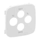 Valena Allure Plakietka Gniazda Tv-Rd-Sat-Sat Biała 754815 LEGRAND