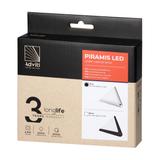PIRAMIS lampka podszafkowa LED 3,5W, 200lm, 4000K, z włącznikiem bezdotykowym, szara