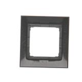 Simon 54 Premium Ramka 1-krotna PREMIUM do puszek karton-gips IP20 / IP44 antracyt DRK1/48 KONTAKT