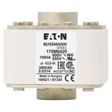 FUSE 1800A 600V 3BN/65 AR UR Wkładka szybka 1800A AC 600V rozmiar 3 76x92x53 mm aR IEC UL 170M6420 E
