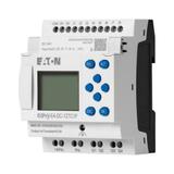 EASY-E4-DC-12TC1P easyE4 Push-in 24VDC 8DI(4AI) 4DO-T z wyświetlaczem 197506 EATON