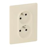 Valena Life Gniazdo Pojedyncze Z Uziemieniem Typu Monoblok /Z Przesłonami/ Kremowe|N|16A – 250 V 753286 LEGRAND