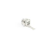 Gniazdo MCS‑MINI Classic 2‑biegunowe jasnoszare raster 3,5mm 734‑102/037‑000/032‑000 /100szt./ WAGO
