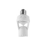CZUJNIK RUCHU CR-6, MAX. 60W, E27, AC220-240V, 50/60HZ, KĄT DZIAŁANIA 360*, ZASIĘG 6M ± 2-3,5M, IP20