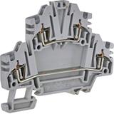 ESP2-HMD.1 Złączka gwintowa 2-poziomowa 1,5 mm2 (szara)