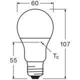 Lampa LED VALUE Classic A40 4,9W/865 230V plastik E27 FS3 OSRAM