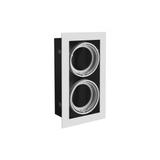 OPRAWA SUFITOWA PIREO PODTYNKOWA, PODWÓJNA, SZARA/SZARA