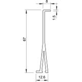 2371, PRZEGRODA 80X2000MM