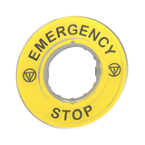 Harmony XB4 Etykieta do ESTOP EMERGENCY STOP