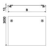 DRL/200, POKRYWA ZRYGLEM WZMOC.200MM DD