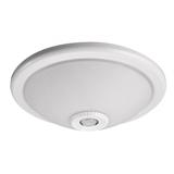 PLAFONIERA VIZELA Z CZUJNIKIEM RUCHU, KORPUS BIAŁY, KLOSZ SZKLANY PÓŁPRZEŹROCZYSTY 230VAC, MAX. 2X40