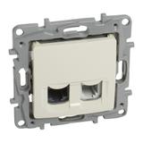 Niloe - Gniazdo Rj12+Rj45 Kat. 5E Utp Kremowe 764670 LEGRAND
