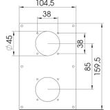 VHF-P8, PŁYTKA MONTAŻOWA