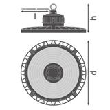 Oprawa HIGH BAY P 190W 840 70DEG IP65