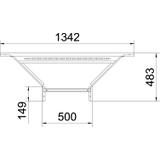 SLAA 1150 R3 FT Trójnik dostawny drabin kabl.