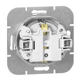Gniazdo pojedyncze podtynkowe 2P+Z Schuko Pearl, 16A, 250V, PT-17P, antracyt