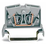 złączka 2-przewodowa 2,5 mm2 szara