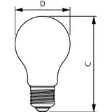 Żarówka LED 10W=75W 1055lm 2700K barwa ciepła kulka 10-75W A60 E27 827 Plastik matowy PHILIPS