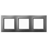 ARIA Ramka potrójna do łączników IP-44 - kolor szary mat