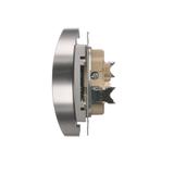 Simon 54 Nature Gniazdo wtyczkowe z uziemieniem z przesłonami podwójne do ramek NATURE 16A 250V zaciski śrubowe srebrny mat DGZ2MZN.01/43 KONTAKT