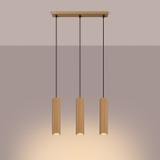 Sollux Lampa wisząca KARBON 3L złoty SL.1556