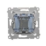 Simon 54 Przycisk „dzwonek” 16A z. śrub. biały