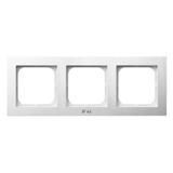 AS Ramka potrójna do łączników IP-44 - kolor biały