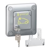 Soliroc - Gniazdo 2P+Z Green'UP z klapką zamykana na klucz IP55/K10, Legrand