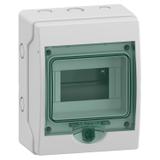 Rozdzielnica natynkowa 1x6 Mini Mureva (dawna Kaedra) IP65 mMRV-1-6-NT-T drzwi transparentne 13442 Schneider