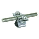 Wspornik DEHNhold do drutu 8-10 mm, z gwintem wewn. M8, NIRO